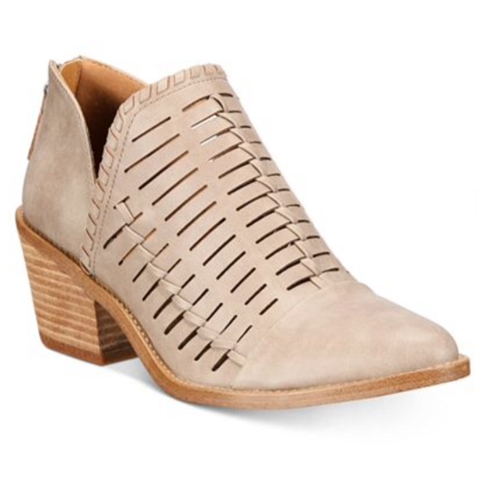 DV by Dolce Vita Beige Cutout Ankle Booties